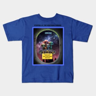 Aliens stranded in Outer Space Kids T-Shirt